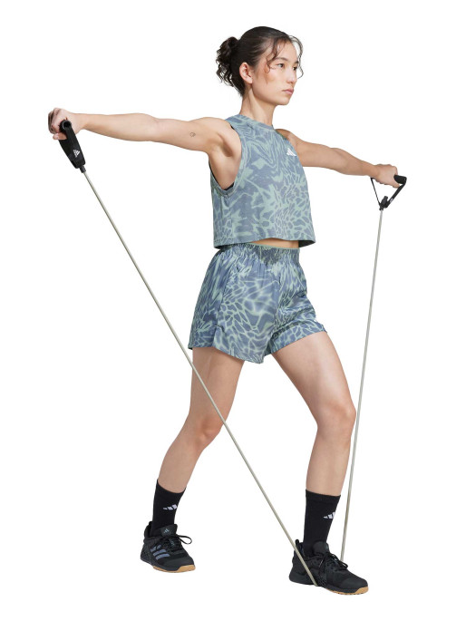 ADIDAS PERFORMANCE Women's Train Essentials Allover Print Shorts