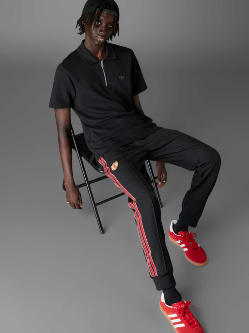 ADIDAS ORIGINALS Спортно долнище Manchester United Terrace Icons