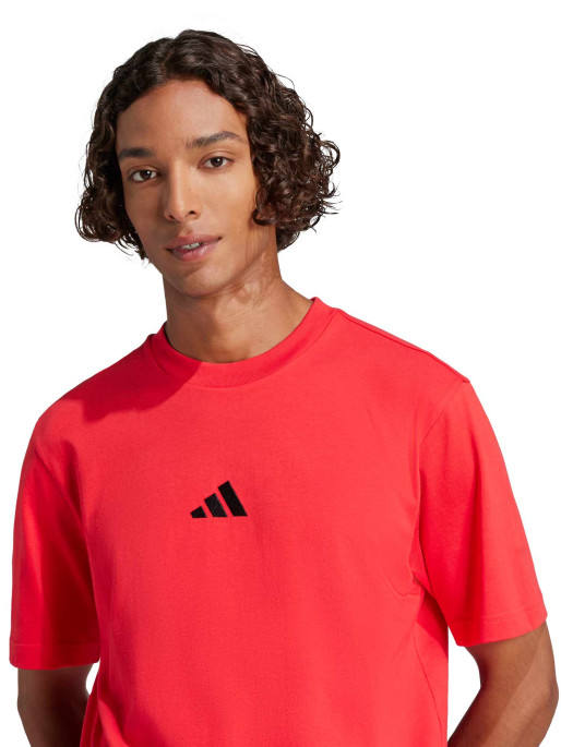 ADIDAS Κοντομάνικη Μπλούζα Essentials Small Logo Single Jersey