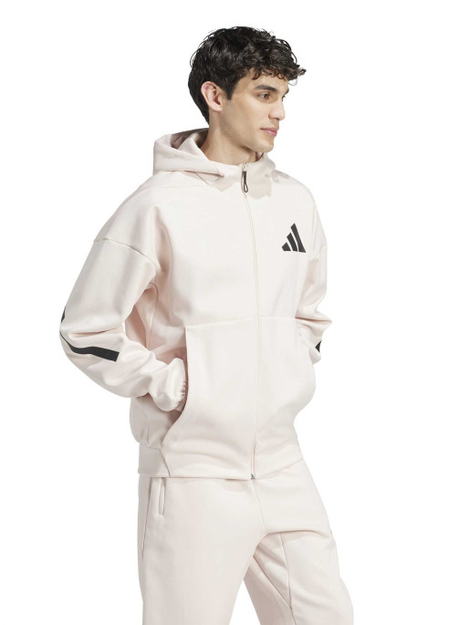 ADIDAS SPORTSWEAR Men's New Z.N.E. Full-Zip Hooded Track Jacket Hoodie