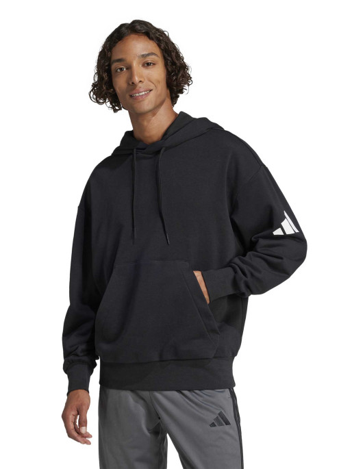 ADIDAS SPORTSWEAR Μακρυμάνικη Μπλούζα Essentials Loose-Fit 3 Bar Logo