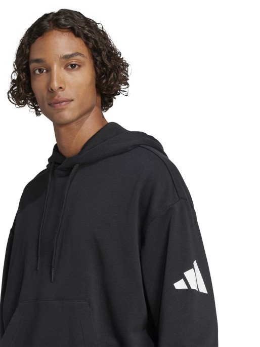 ADIDAS SPORTSWEAR Μακρυμάνικη Μπλούζα Essentials Loose-Fit 3 Bar Logo