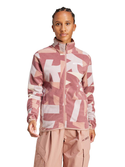 ADIDAS PERFORMANCE Terrex Multi Printed Full-Zip Fleece Jacket