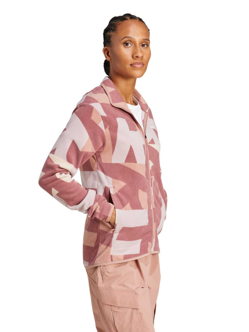ADIDAS PERFORMANCE Terrex Multi Printed Full-Zip Fleece Jacket