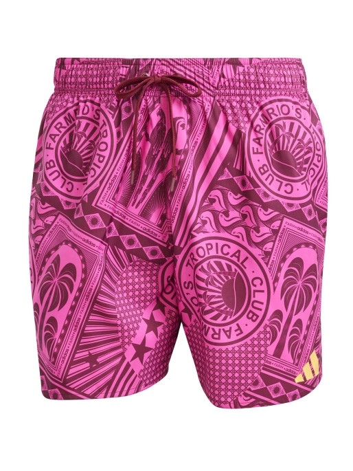 ADIDAS PERFORMANCE FARM 3-Stripes Swim Shorts 5-Inch