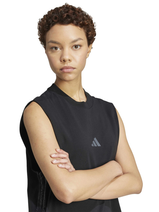 ADIDAS SPORTSWEAR Essentials 3-Stripes Print Sleeveless Dress