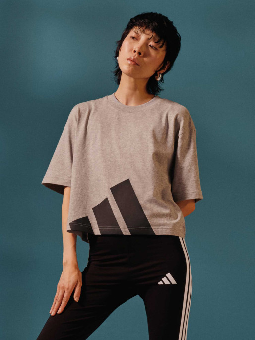 ADIDAS SPORTSWEAR Tricou Essentials Big Logo Boyfriend