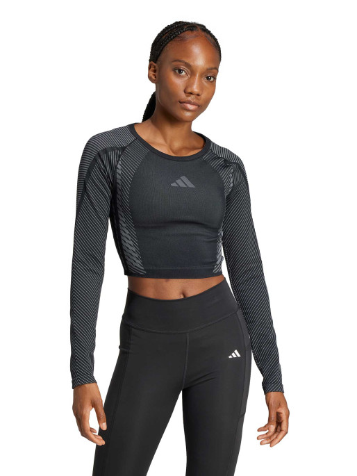 ADIDAS PERFORMANCE Bluza Seamless Knitted Long Sleeve
