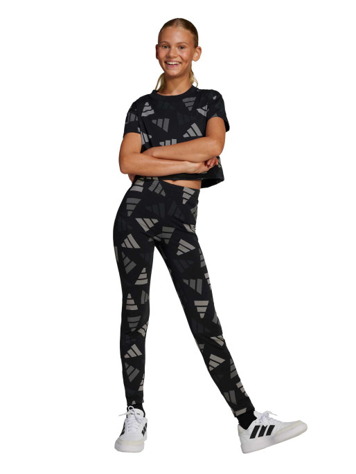 ADIDAS SPORTSWEAR Seasonal Essentials Logo Celebration Crop T-shirt