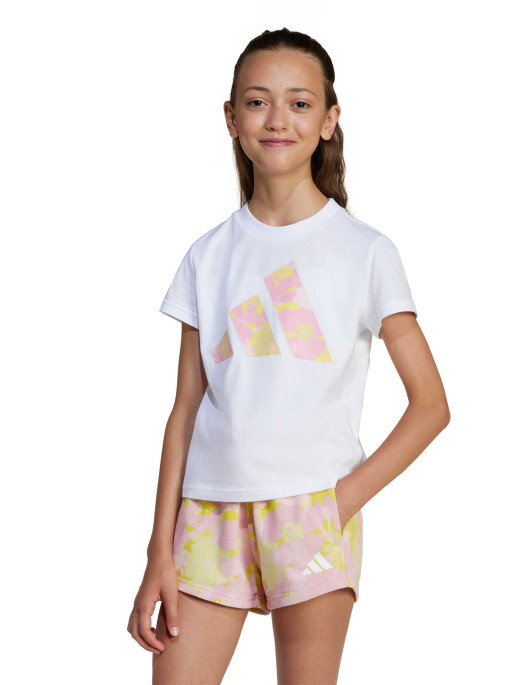 ADIDAS SPORTSWEAR Tricou Seasonal Essentials Flower Kids