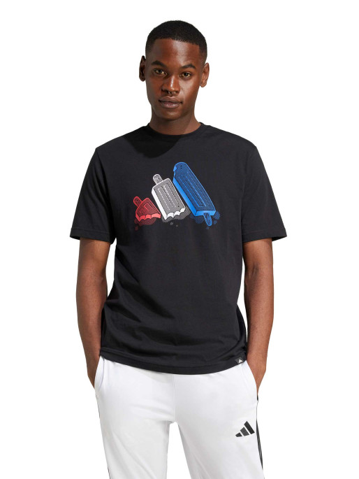 ADIDAS SPORTSWEAR Tricou Lounge Ice Graphic