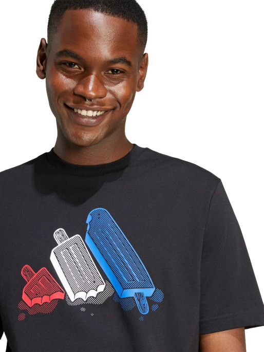 ADIDAS SPORTSWEAR Tricou Lounge Ice Graphic