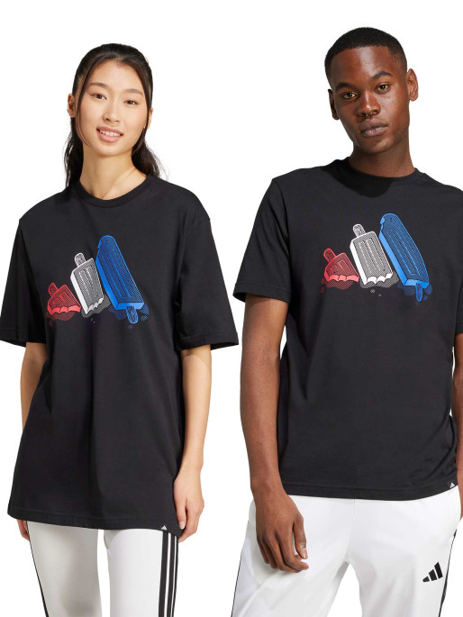 ADIDAS SPORTSWEAR Tricou Lounge Ice Graphic