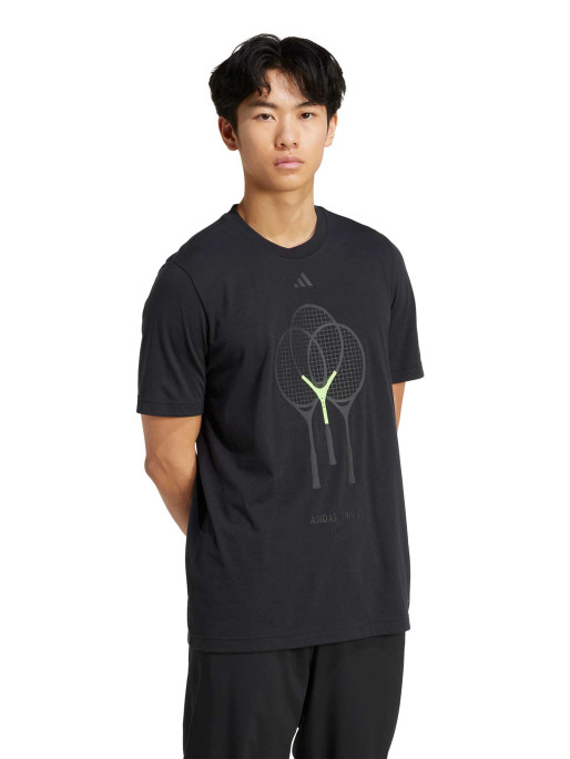 ADIDAS PERFORMANCE Tricou Tennis 3 Rackets Graphic