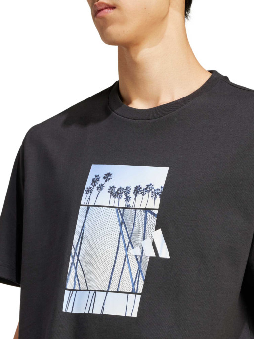 ADIDAS SPORTSWEAR Κοντομάνικη Μπλούζα lens elevated graphic
