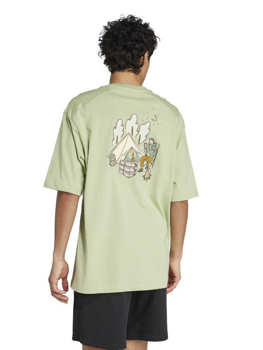 ADIDAS SPORTSWEAR Tricou Codes Doodle Camp Graphic
