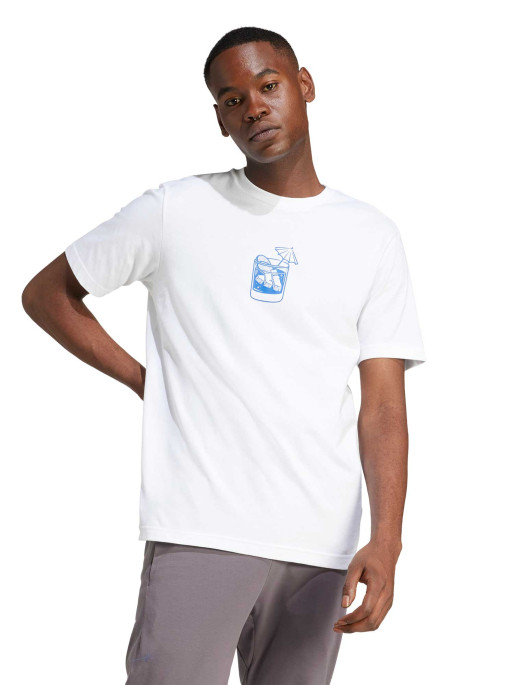 ADIDAS SPORTSWEAR Tricou Lounge Drink Graphic