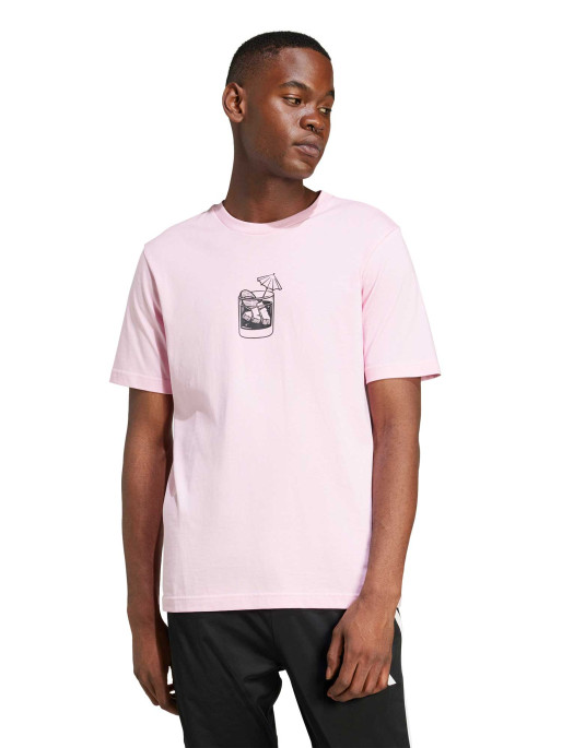 ADIDAS SPORTSWEAR Tricou Lounge Drink Graphic