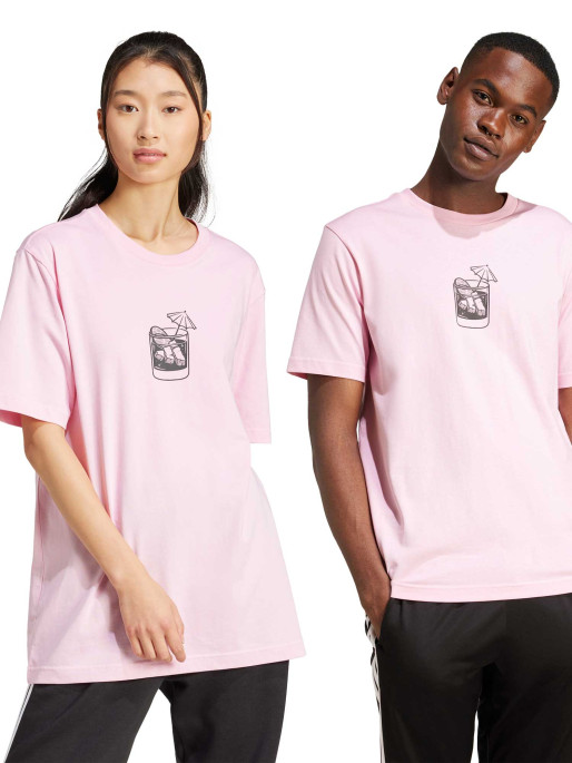 ADIDAS SPORTSWEAR Tricou Lounge Drink Graphic