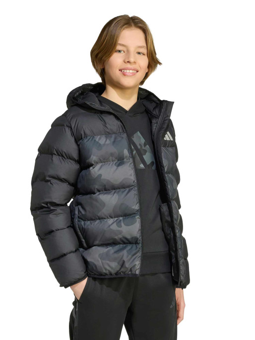 ADIDAS SPORTSWEAR Synthetic Down Allover-Print Jacket Kids