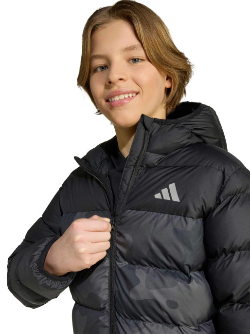 ADIDAS SPORTSWEAR Synthetic Down Allover-Print Jacket Kids