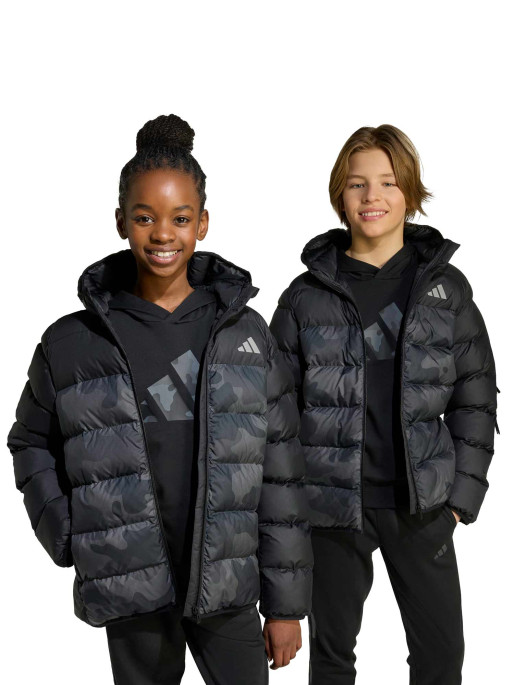 ADIDAS SPORTSWEAR Synthetic Down Allover-Print Jacket Kids