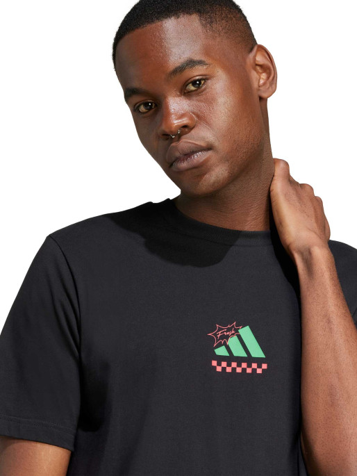 ADIDAS SPORTSWEAR Tricou Lounge Pizza Graphic