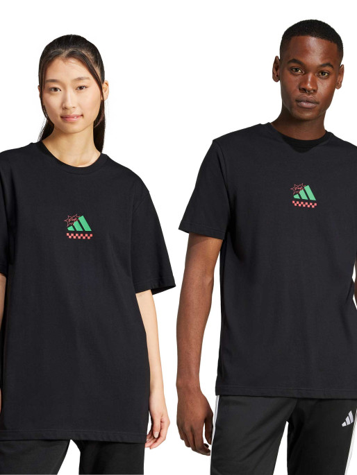 ADIDAS SPORTSWEAR Tricou Lounge Pizza Graphic