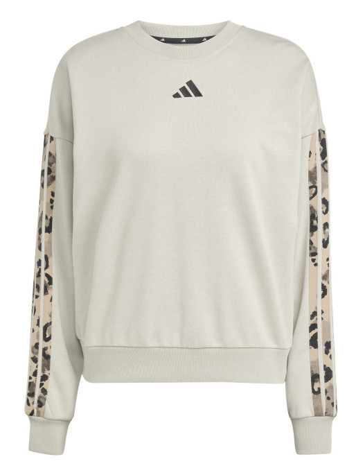 ADIDAS SPORTSWEAR Animal Print 3-Stripes French Terry Hoodie