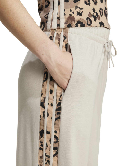 ADIDAS SPORTSWEAR Pants Animal Print 3-Stripes Open Hem