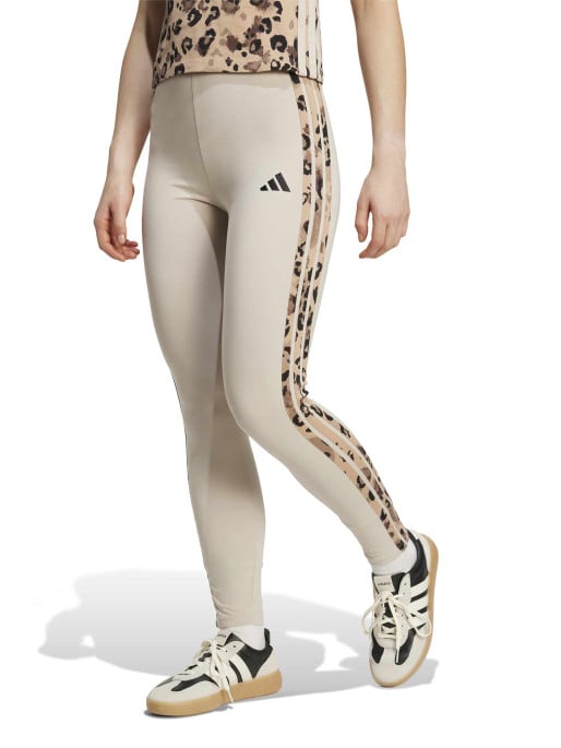 ADIDAS SPORTSWEAR Animal Print 3-Stripes High Rise Leggings