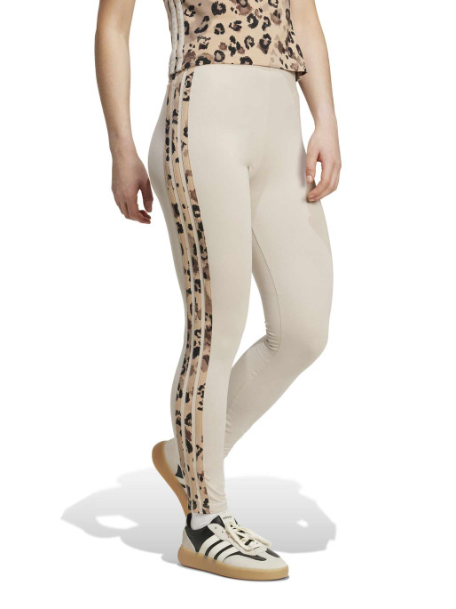 ADIDAS SPORTSWEAR Animal Print 3-Stripes High Rise Leggings