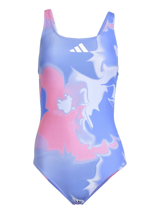 ADIDAS PERFORMANCE Tie-Dyed Graphic V-Back Swimsuit