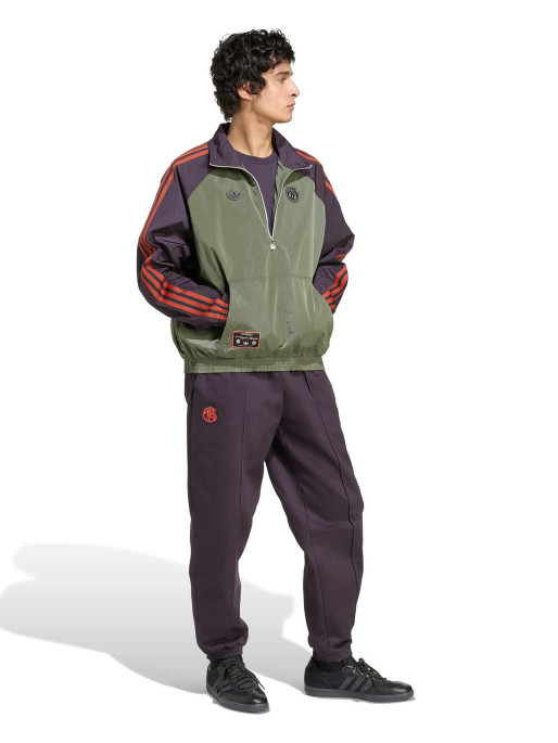 ADIDAS ORIGINALS Спортно горнище FC Bayern Terrace Icons Half-Zip