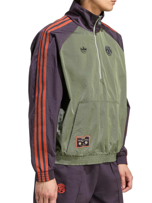 ADIDAS ORIGINALS Спортно горнище FC Bayern Terrace Icons Half-Zip
