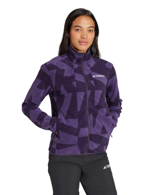 ADIDAS PERFORMANCE Ζακέτα Multi Printed Full-Zip Fleece Jacket