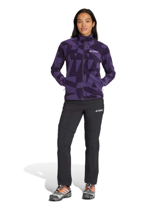 ADIDAS PERFORMANCE Ζακέτα Multi Printed Full-Zip Fleece Jacket