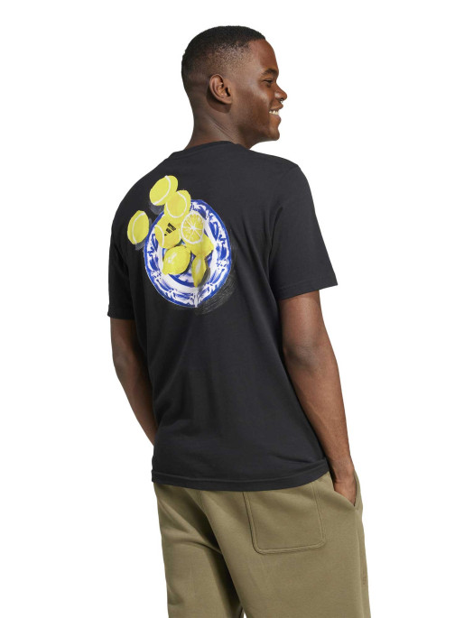 ADIDAS SPORTSWEAR Lounge Still Life Lemons Graphic T-Shirt