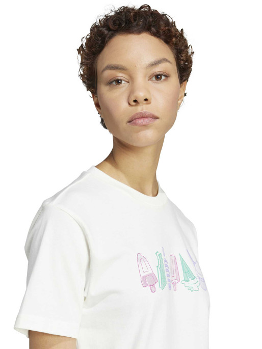 ADIDAS SPORTSWEAR Tricou Lounge Food Graphic