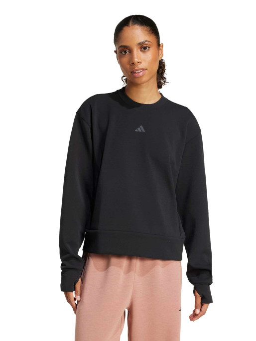 ADIDAS PERFORMANCE Designed-for-Training Warm-Up Crewneck Sweatshirt