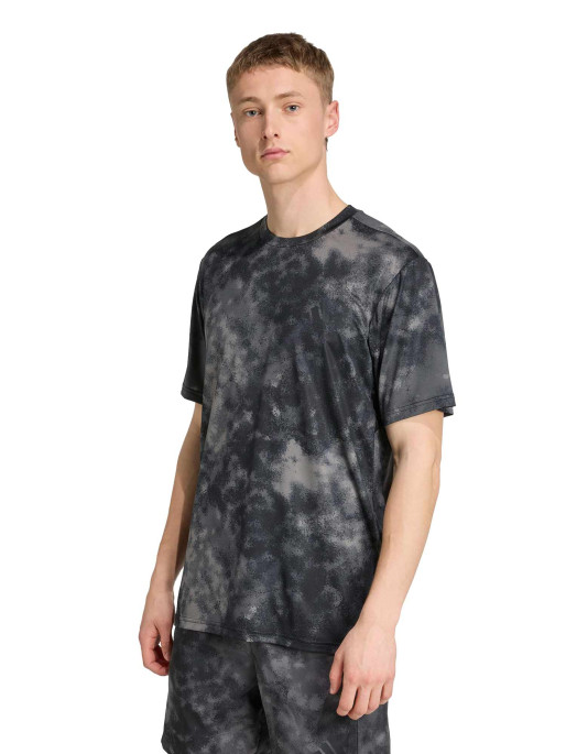 ADIDAS PERFORMANCE Κοντομάνικη Μπλούζα Train Essentials Seasonal All Over Print