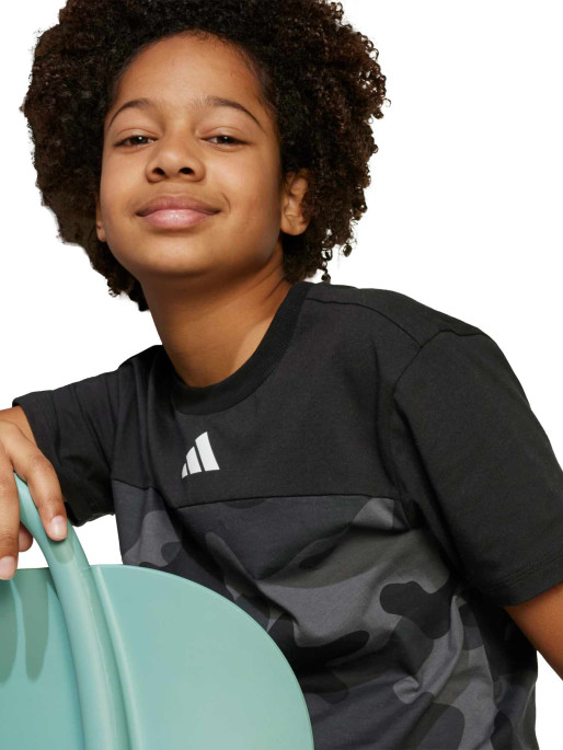 ADIDAS SPORTSWEAR Тениска Seasonal Essentials Camo Cotton Kids