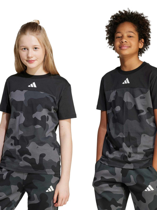 ADIDAS SPORTSWEAR Тениска Seasonal Essentials Camo Cotton Kids