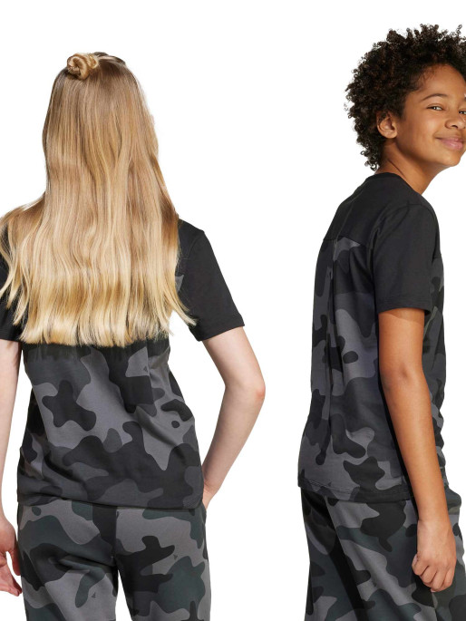 ADIDAS SPORTSWEAR Тениска Seasonal Essentials Camo Cotton Kids