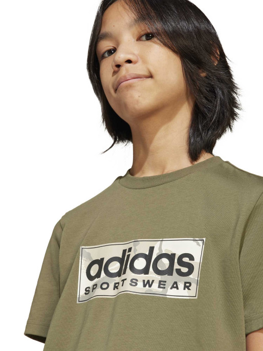 ADIDAS SPORTSWEAR Tricou Camo Linear Graphic Kids