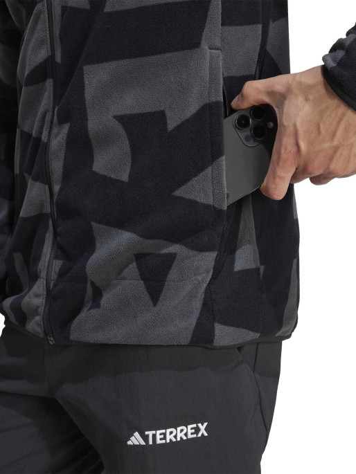 ADIDAS PERFORMANCE Ζακέτα Terrex Multi Printed Full-Zip Fleece Jacket