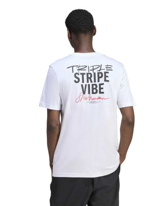 ADIDAS SPORTSWEAR Тениска TRIPLE STRIPE VIBE GRAPHIC