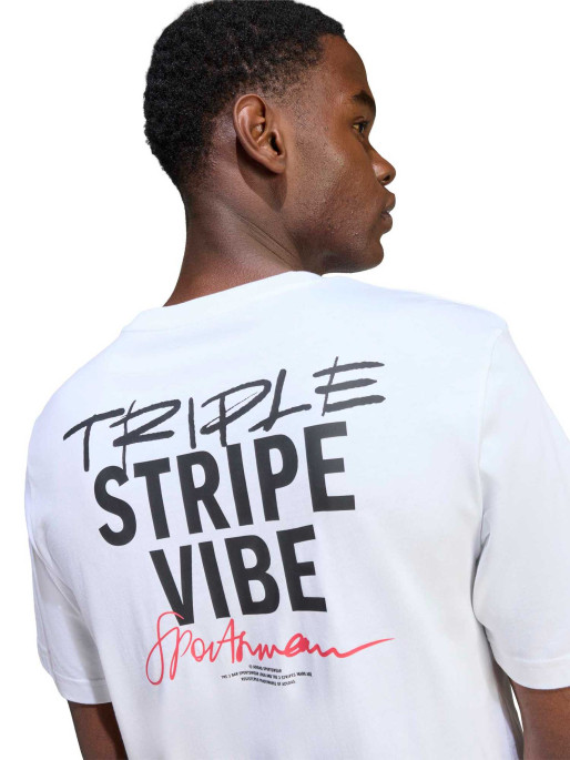 ADIDAS SPORTSWEAR Тениска TRIPLE STRIPE VIBE GRAPHIC