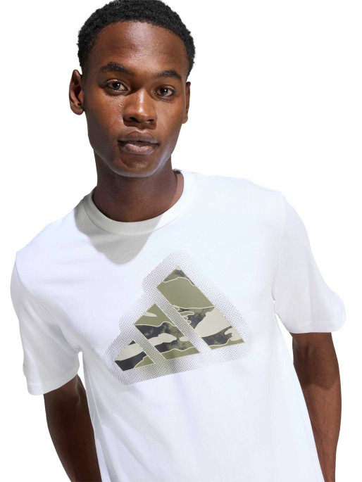 ADIDAS SPORTSWEAR Тениска CAMO MODERN LOGO GRAPHIC