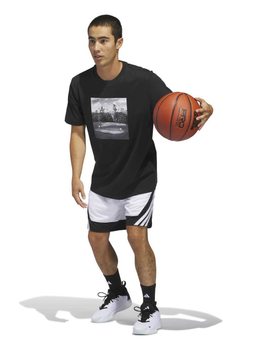 ADIDAS PERFORMANCE Тениска Hoop Sanctuary Graphic